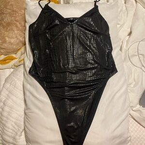 snake skin bodysuit